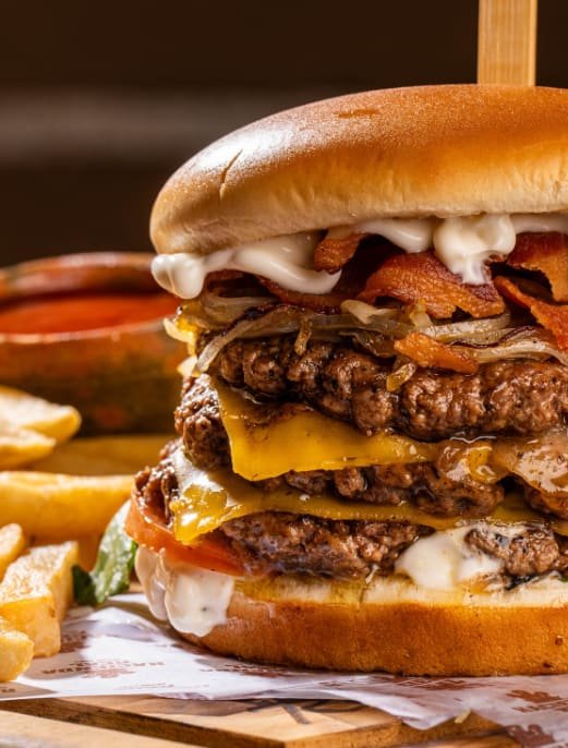 Hamburguesa Doble Res