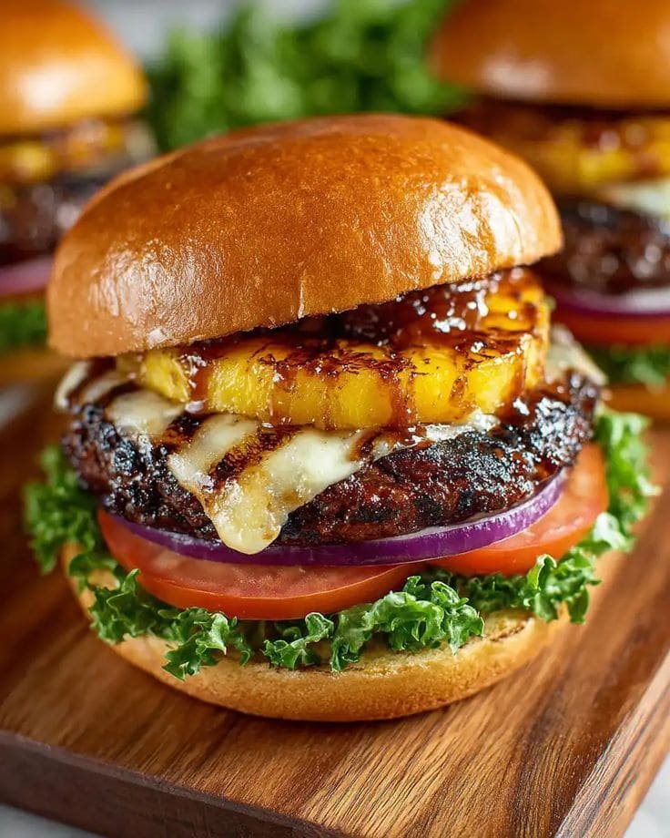 Hamburguesa Hawaiana