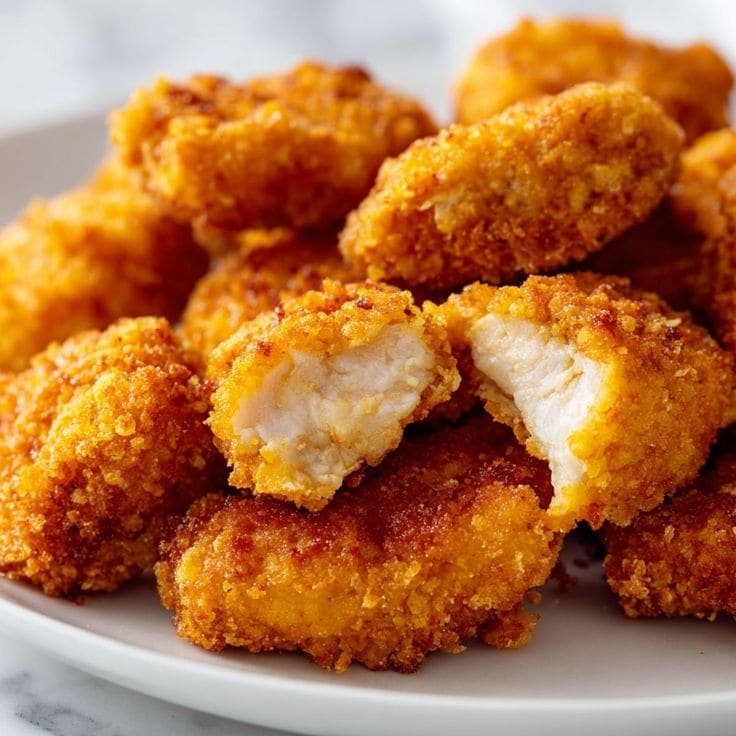 Nuggets de pollo crujientes